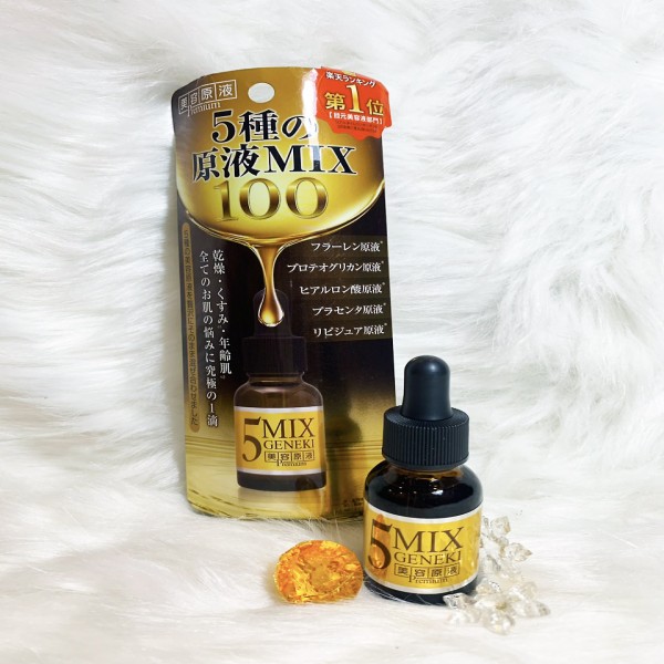 Tinh chất dưỡng da cao cấp 5 in 1 Loshi Biyougeneki Premium 5 Mix 20ml