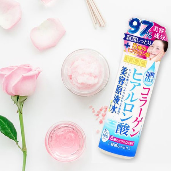 Nước cân bằng dưỡng ẩm collagen và HA nguyên chất Loshi 185ml