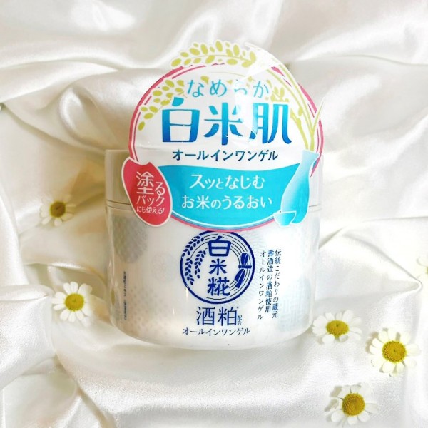 Kem dưỡng trắng da rượu gạo Loshi HAKUMAIKOUJI SAKE 180g
